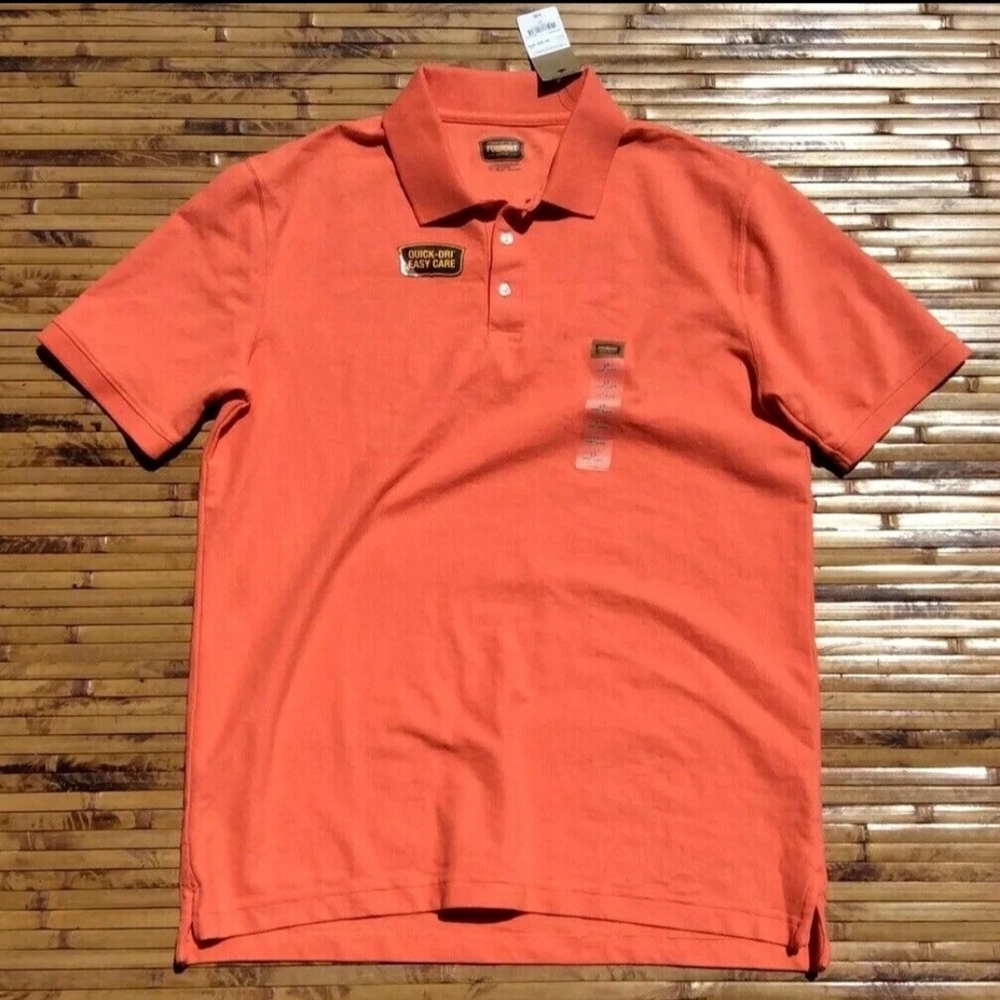 Foundry Polo Big Tall Shirt Mens Plus Size LT, NEW with tags, Quick Dry
